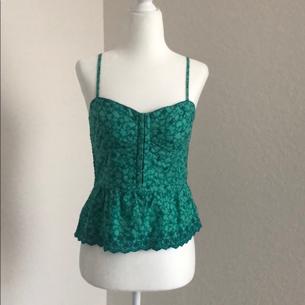 Adorable green tank top
